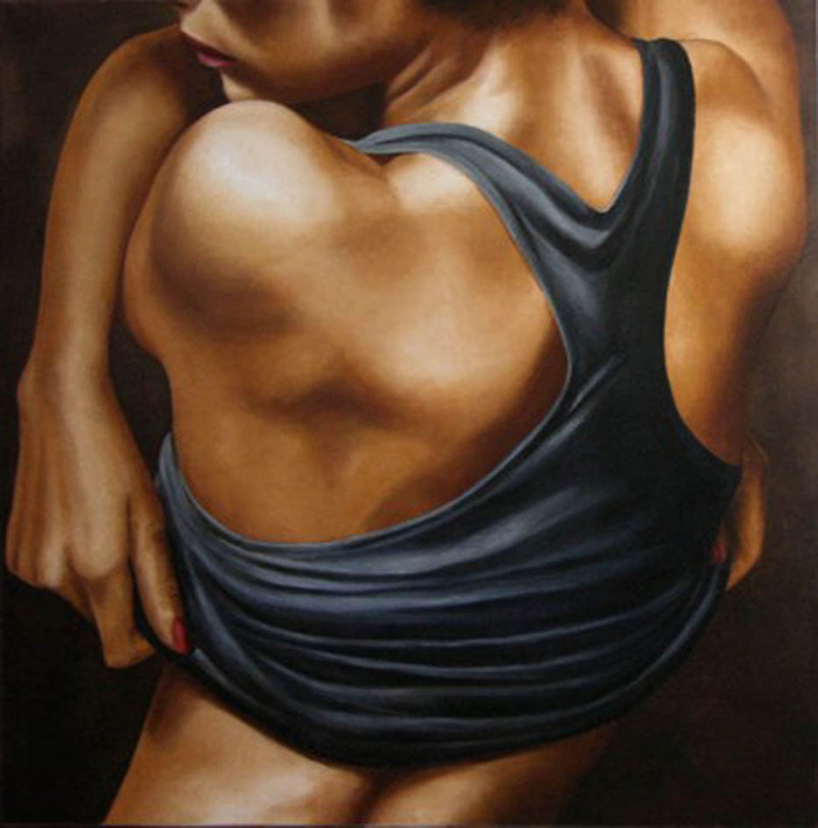 Marcel, huile sur toile, par Annick Bouvattier