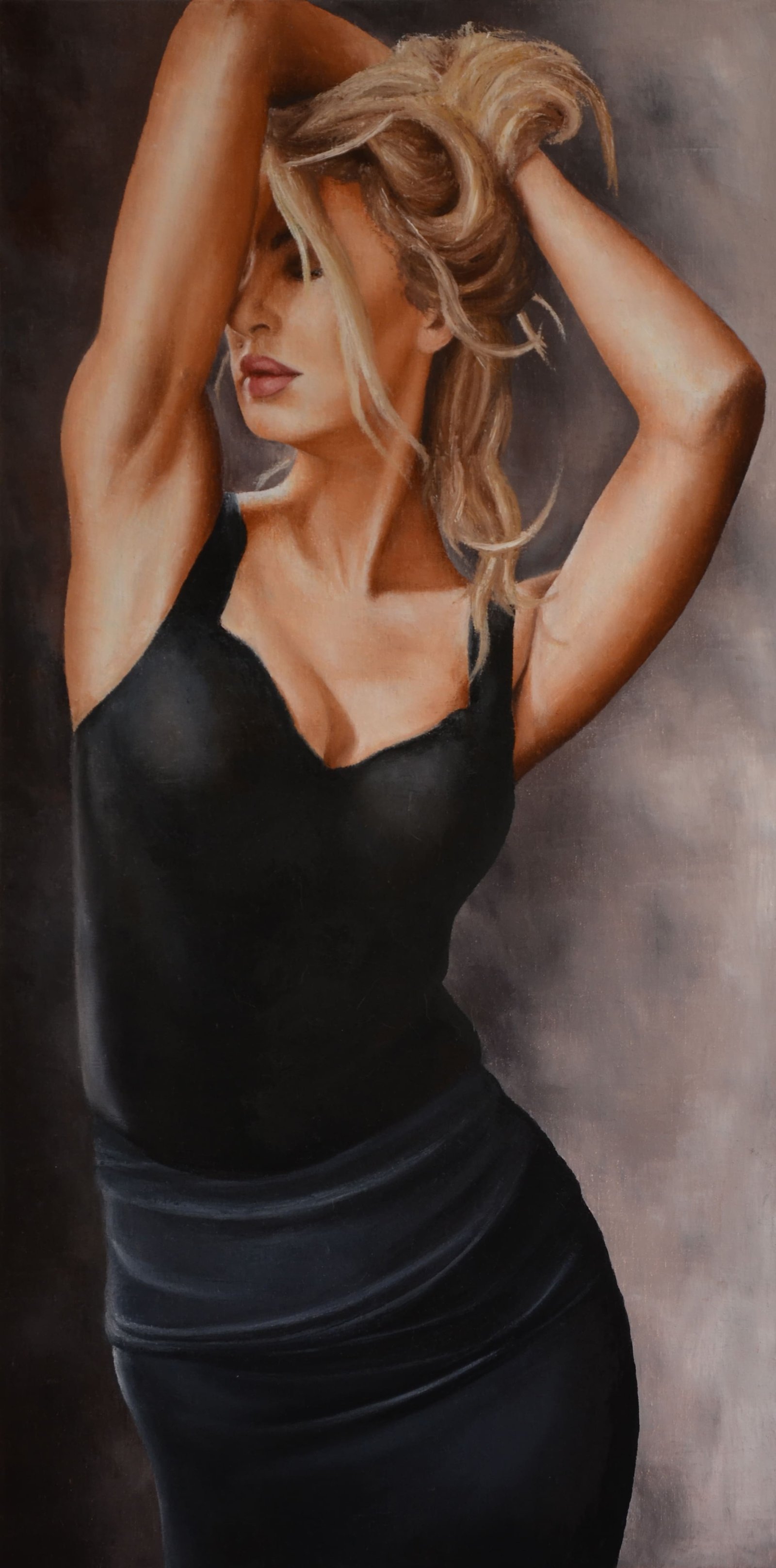 Ainsi De Suite 1, huile sur toile, par Annick Bouvattier