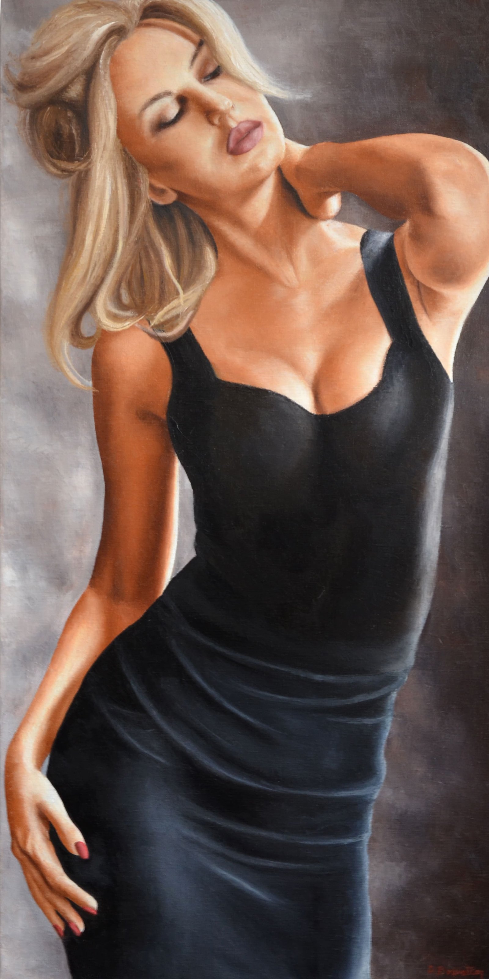 Ainsi De Suite 2, huile sur toile, par Annick Bouvattier