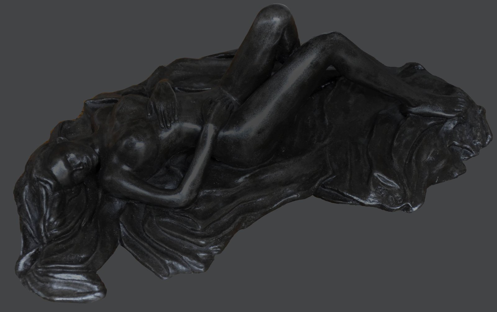 Nuit Noire, sculpture, par Annick Bouvattier