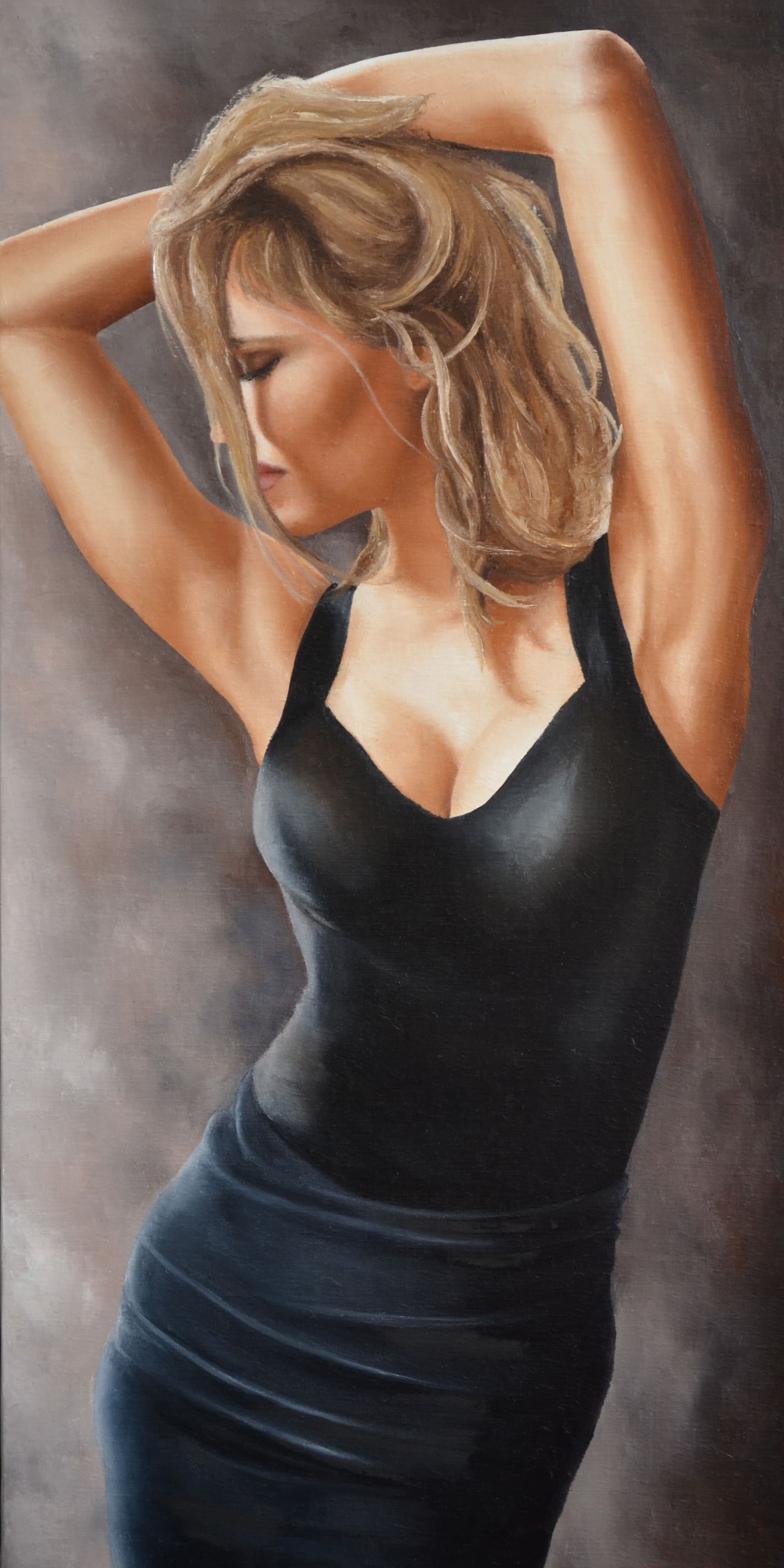 Ainsi De Suite 3, huile sur toile, par Annick Bouvattier